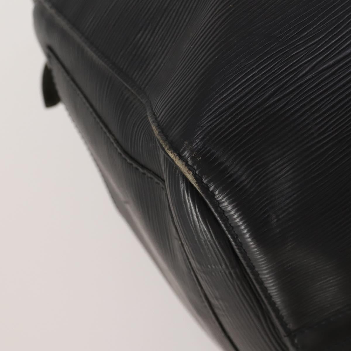Louis Vuitton Keepall Epi Leather Black Leather Travel Bag Bag (Pre-Owned)