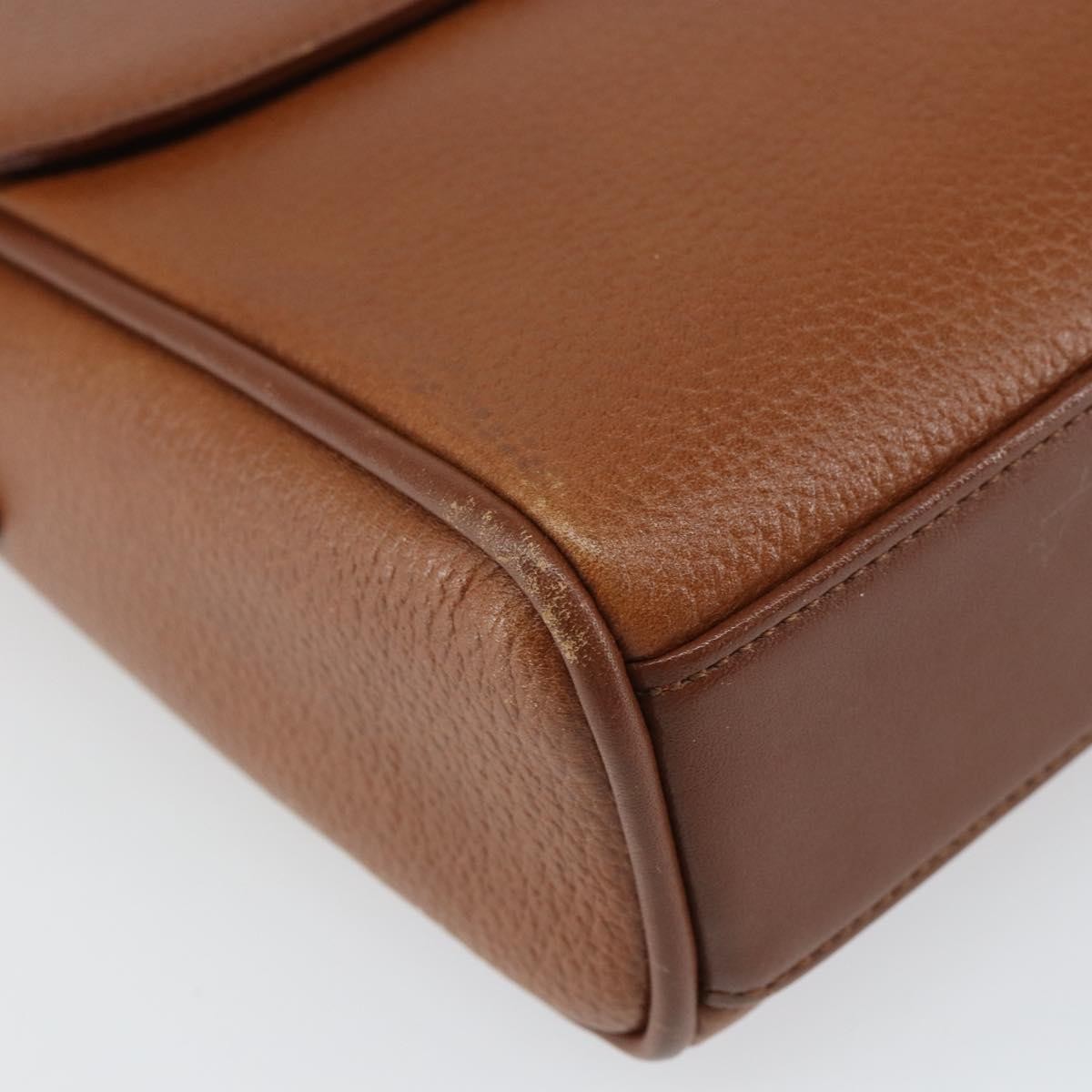 Burberry Vintage Leather Brown Leather Shoulder Bag Bag (Pre-Owned)