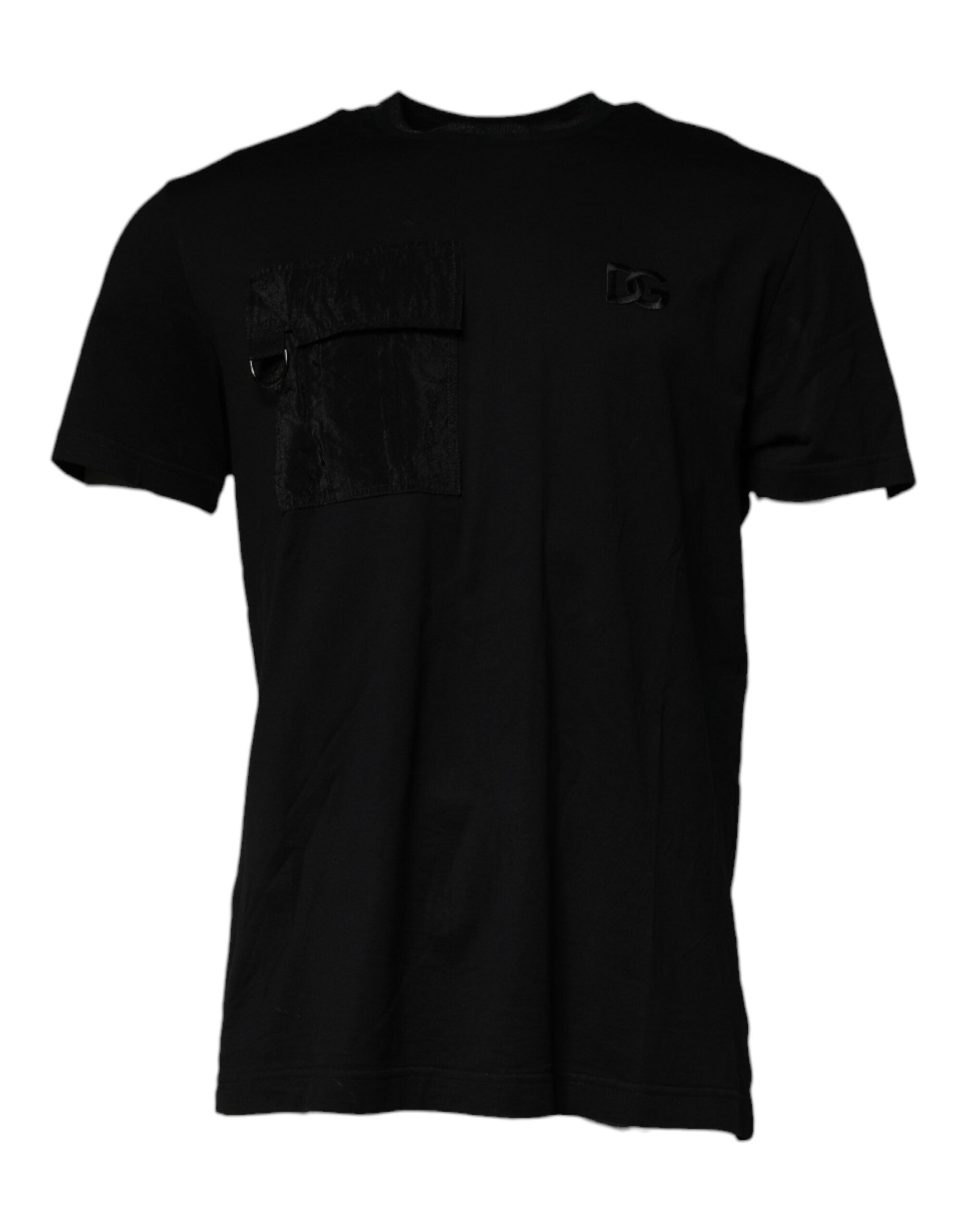 Dolce & Gabbana Black Crew Neck Short Sleeve Men's T-shirt