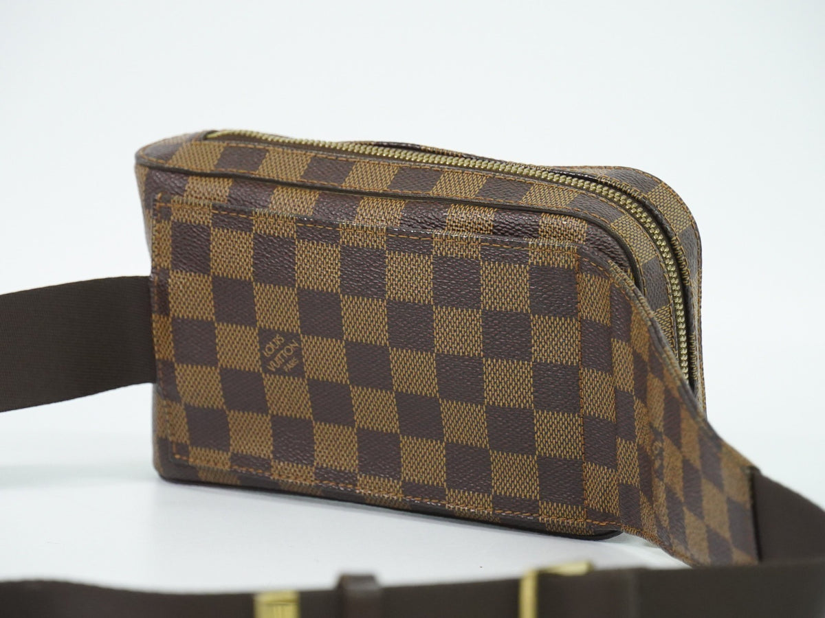 Louis Vuitton Geronimos Damier Brown Canvas Clutche & Pouche Bag (Pre-Owned)