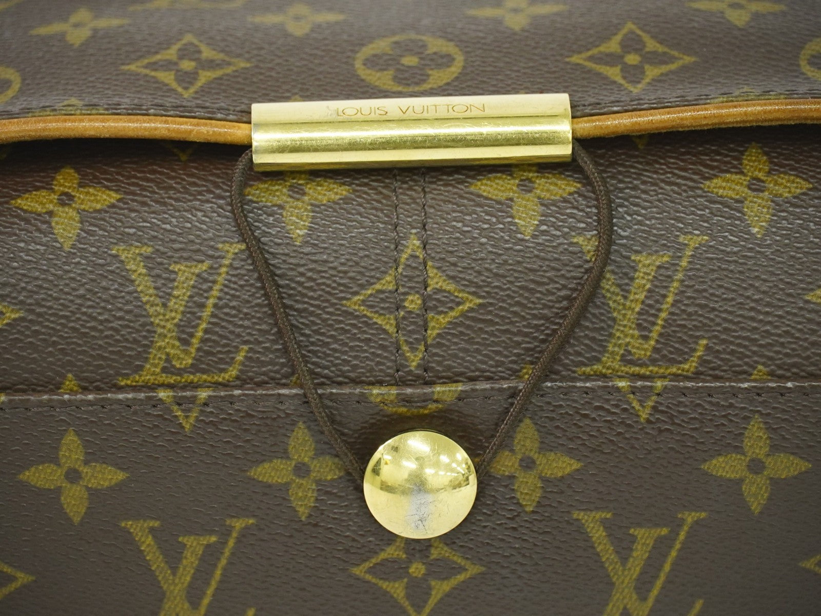 Louis Vuitton Abbesses Messenger Monogram Canvas Brown Canvas Shoulder Bag Bag (Pre-Owned)