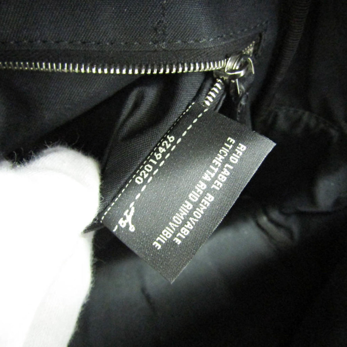 Fendi By The Way Leather With Crystals Black Leather Backpack Bag (Pre-Owned)