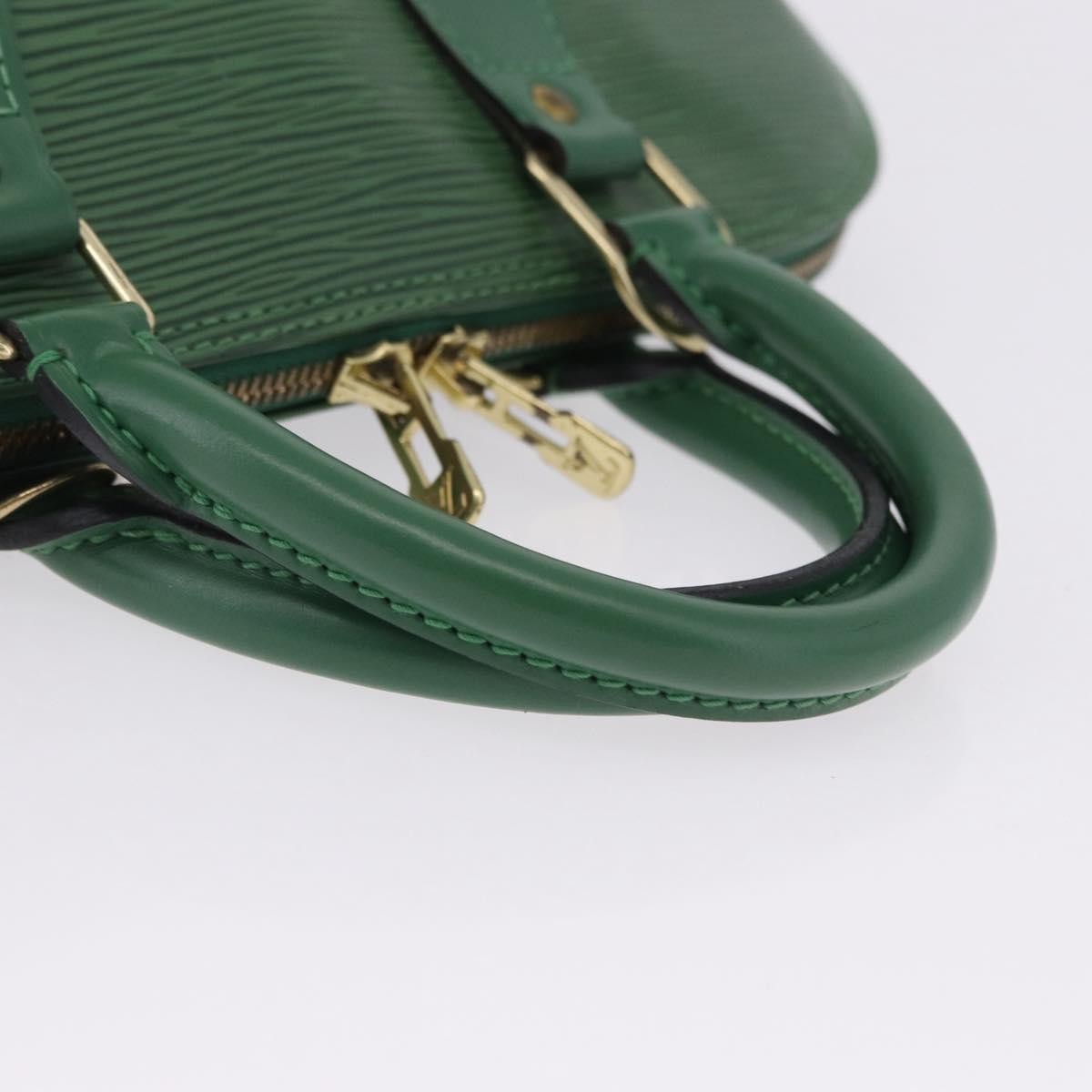 Louis Vuitton Alma Epi Green Leather Handbag (Pre-Owned)