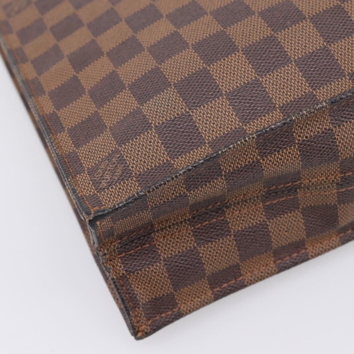 Louis Vuitton Venice Sac Plat Damier Brown Canvas Tote Bag Bag (Pre-Owned)