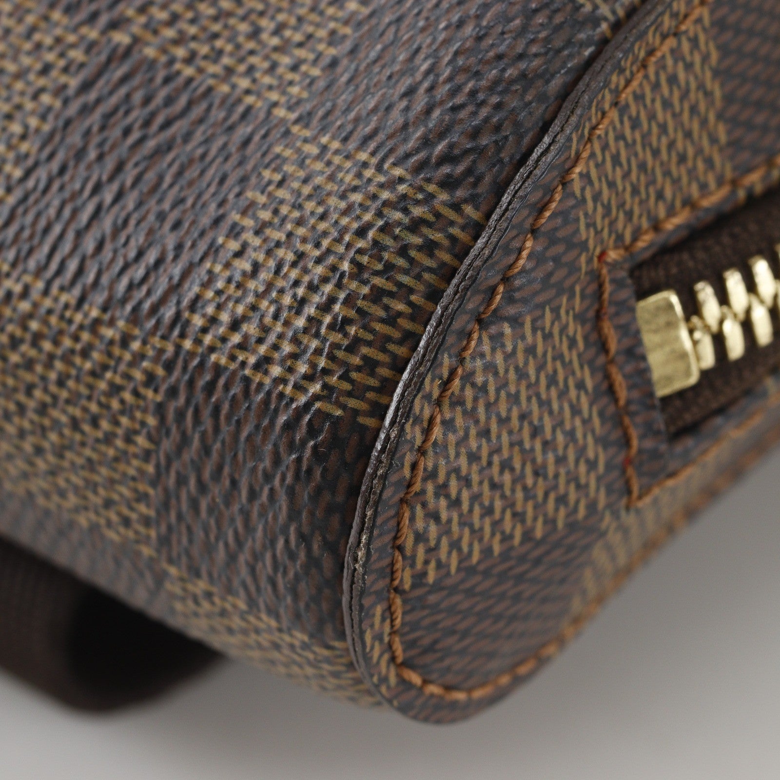 Louis Vuitton Geronimos Damier Brown Canvas Clutche & Pouche Bag (Pre-Owned)