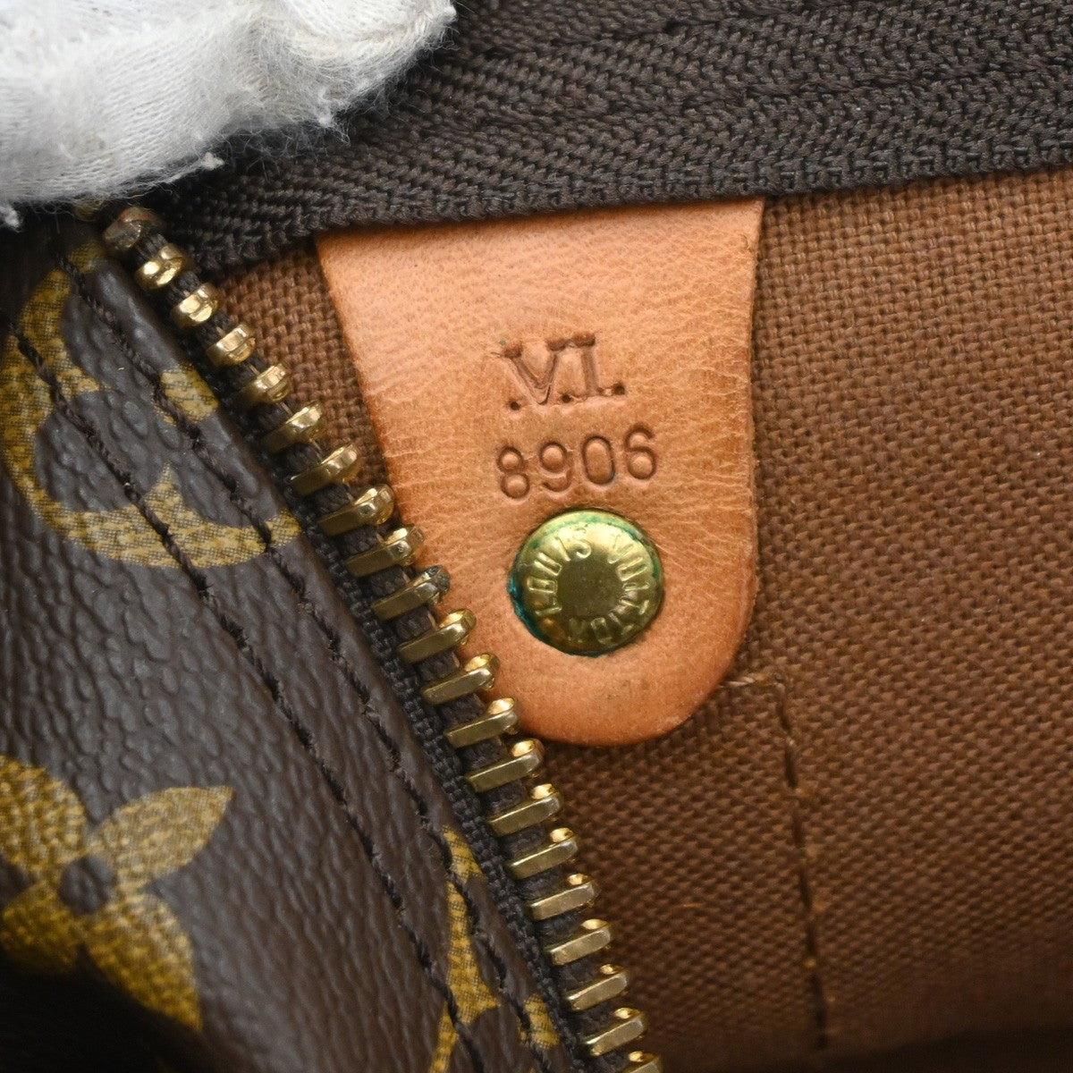 Louis Vuitton Keepall Bandoulière Monogram Brown Leather Travel Bag Bag (Pre-Owned)