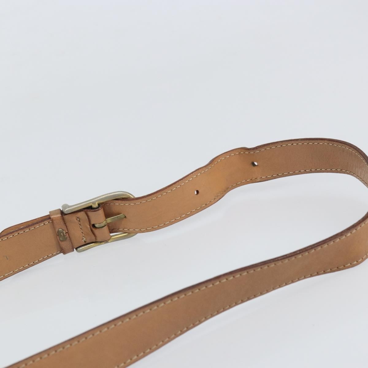Celine Vintage Macadam Circle Logo Canvas And Leather Brown Canvas Shoulder Bag Bag (Pre-Owned)