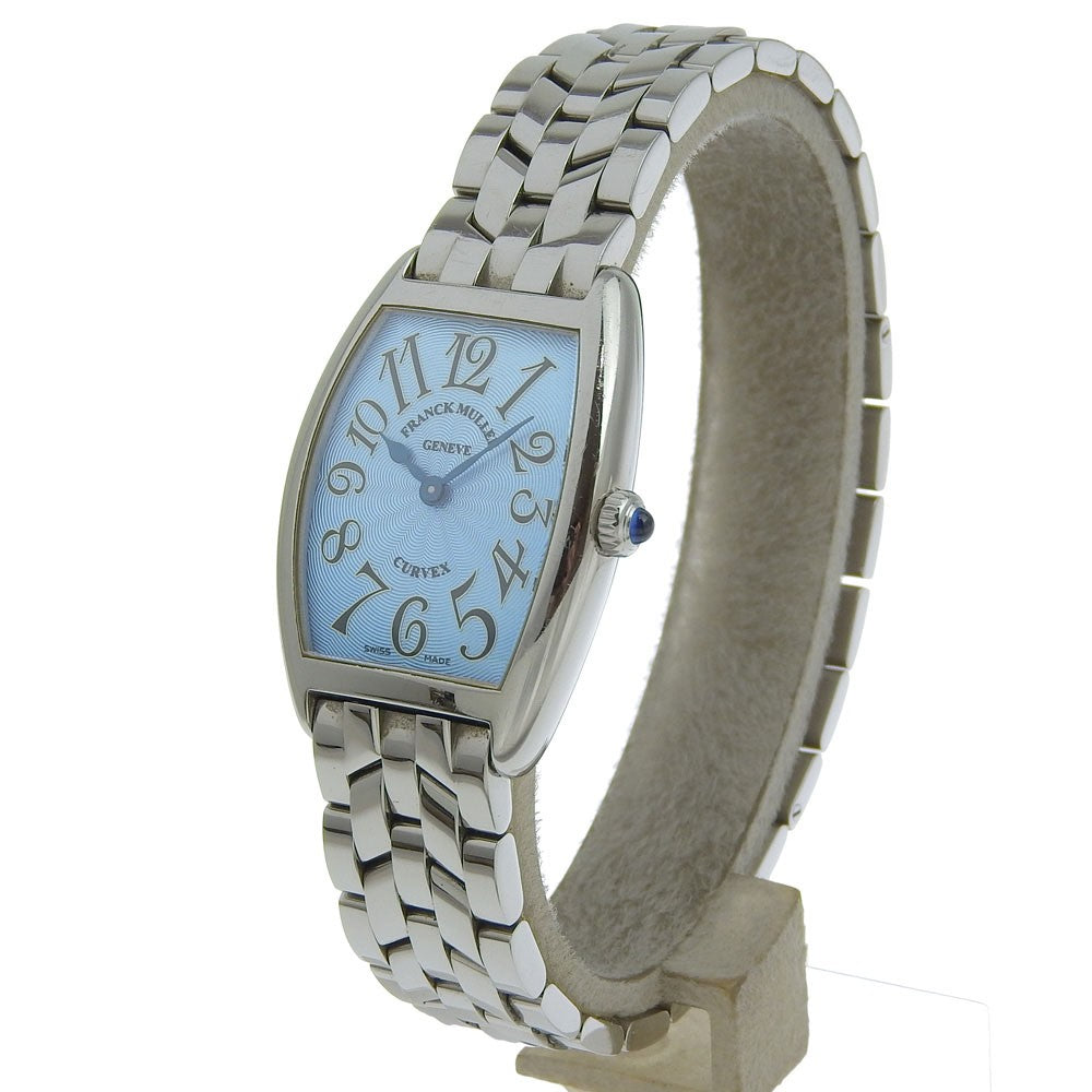 Franck Muller Cintree Curvex Quartz Stainless Steel Watch (Pre-Owned)