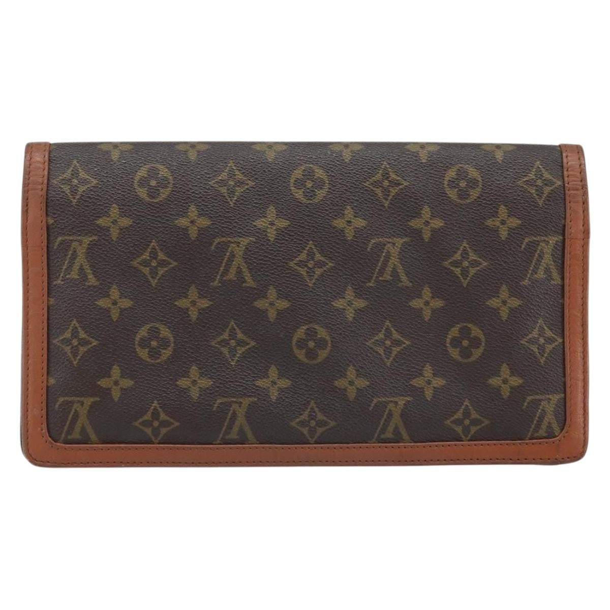 Louis Vuitton Dame Pochette Monogram Canvas Brown Canvas Clutche & Pouche Bag (Pre-Owned)