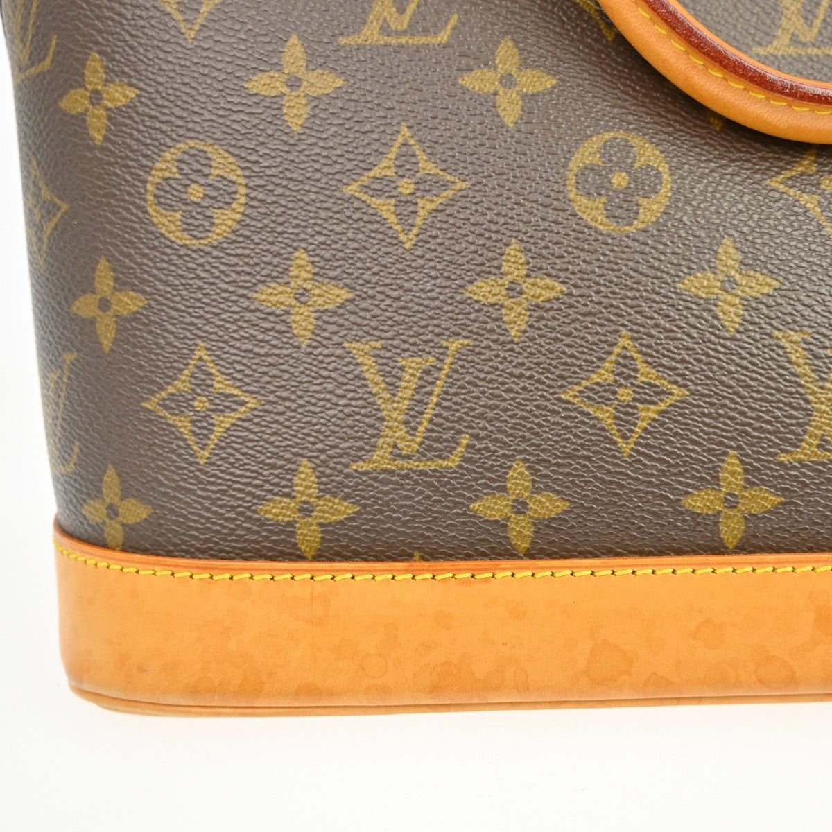 Louis Vuitton Alma Monogram Brown Canvas Handbag (Pre-Owned)