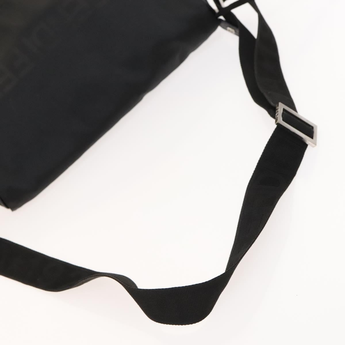 Fendi Vintage Nylon Black Nylon Shoulder Bag Bag (Pre-Owned)