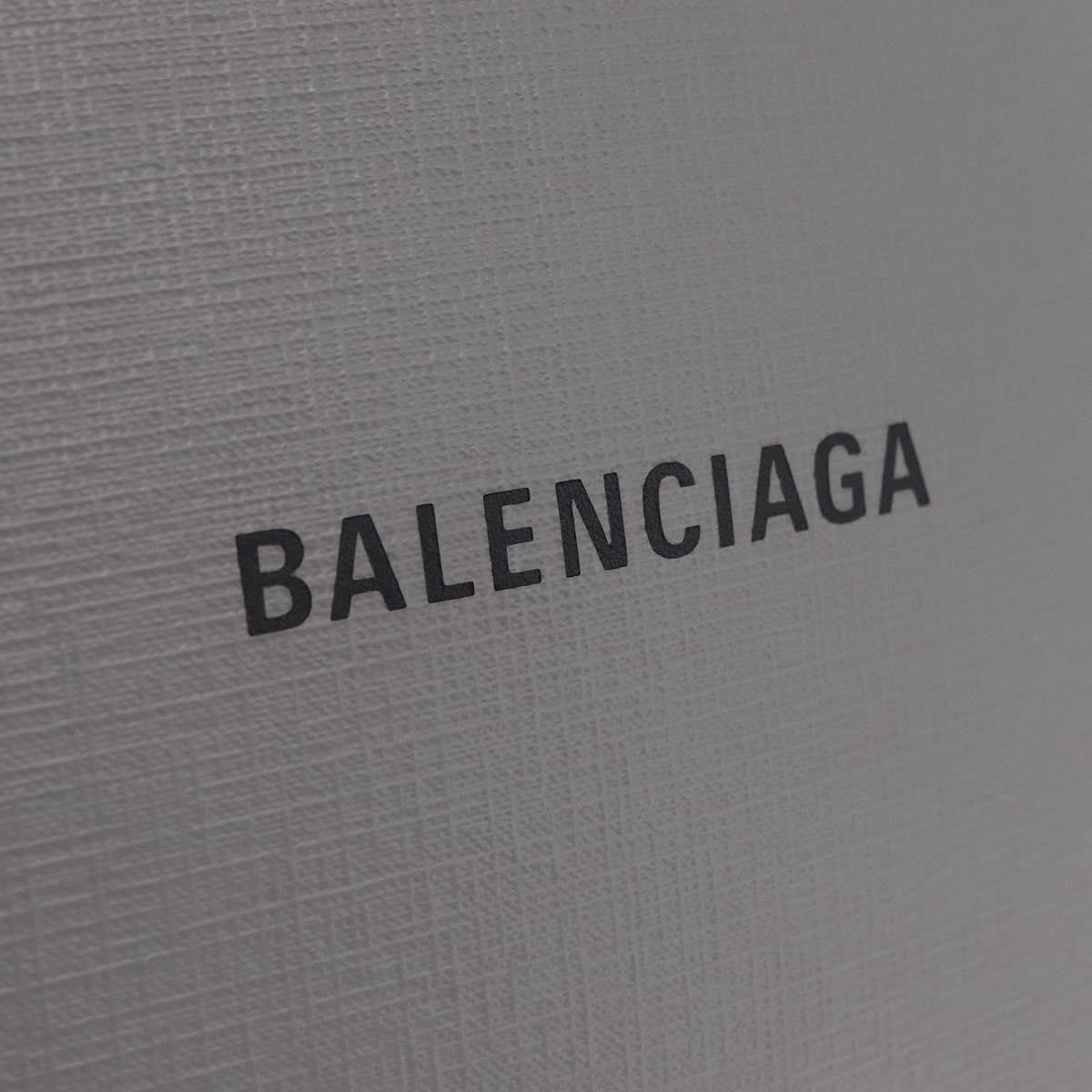Balenciaga Shopping Leather Gray Leather Tote Bag Bag (Pre-Owned)