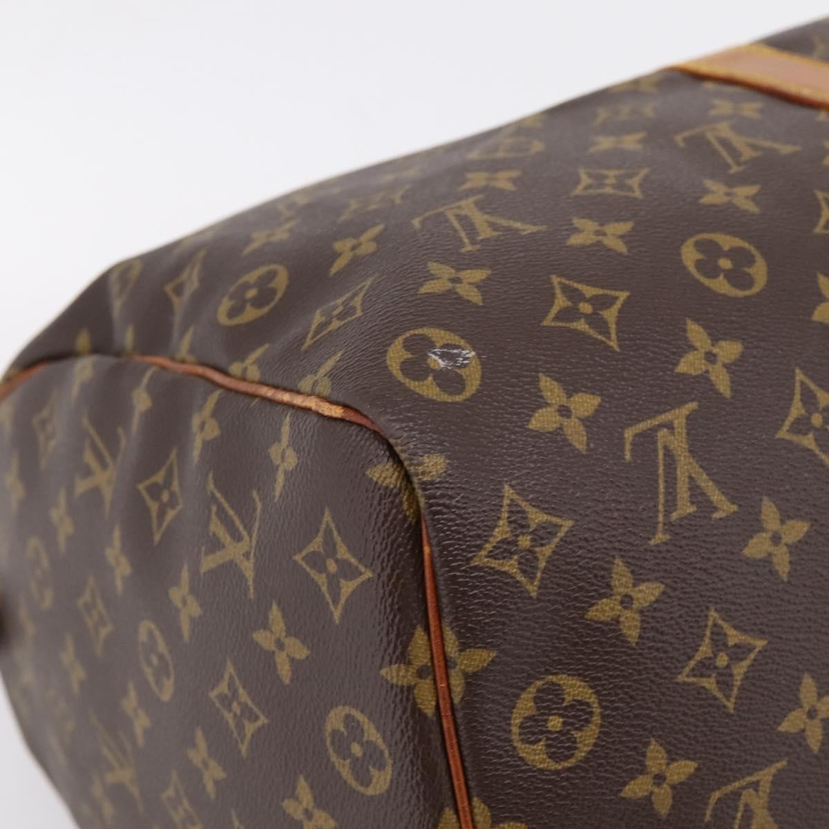 Louis Vuitton Keepall Monogram Canvas Brown Canvas Travel Bag Bag (Pre-Owned)
