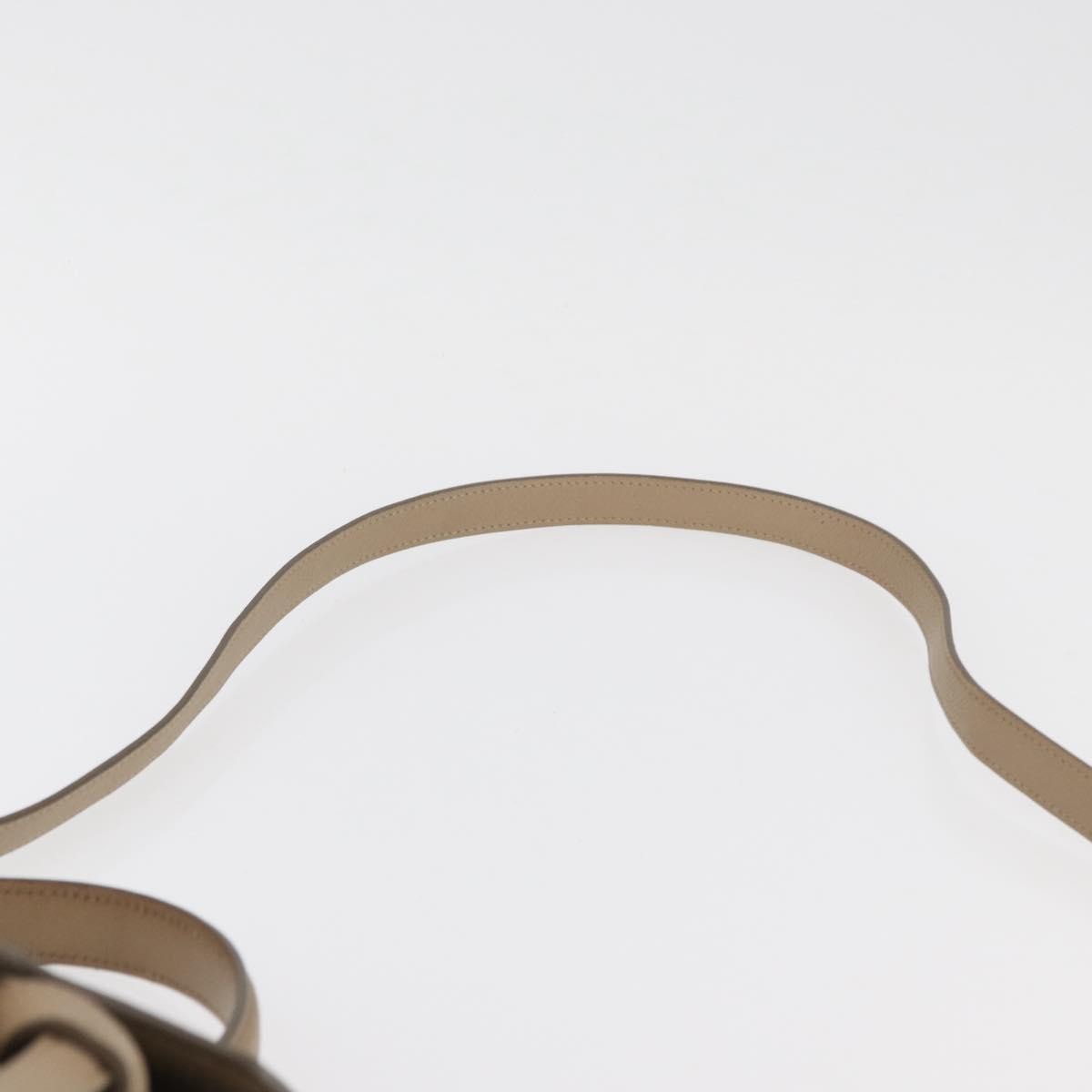 Celine Belt Calfskin Beige Leather Handbag (Pre-Owned)