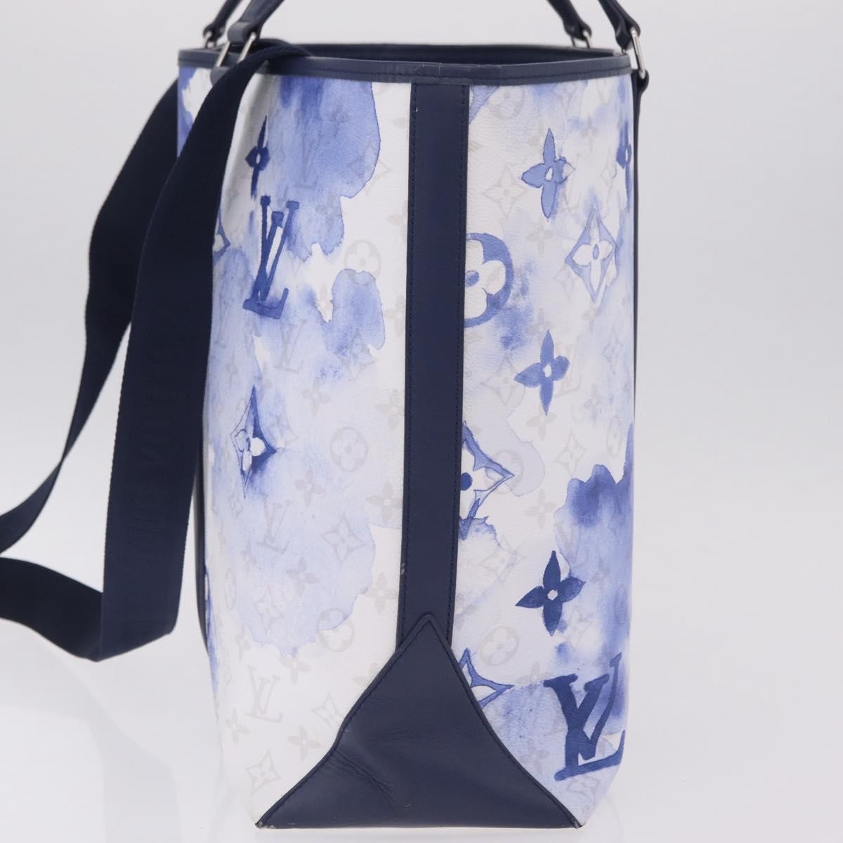 Louis Vuitton New Limited Edition Monogram Watercolor Canvas Blue Canvas Tote Bag Bag (Pre-Owned)