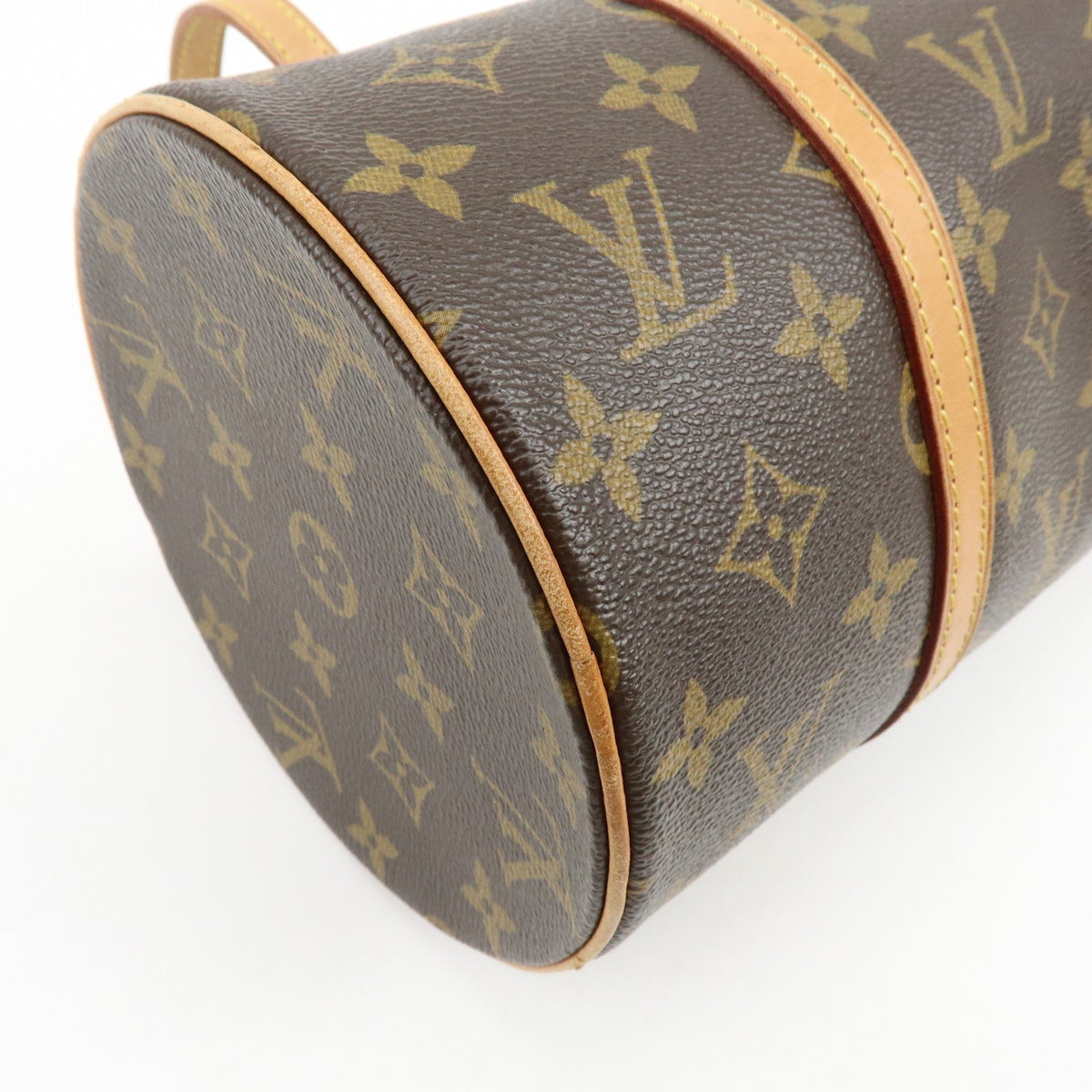 Louis Vuitton Papillon Monogram Canvas Brown Canvas Handbag (Pre-Owned)
