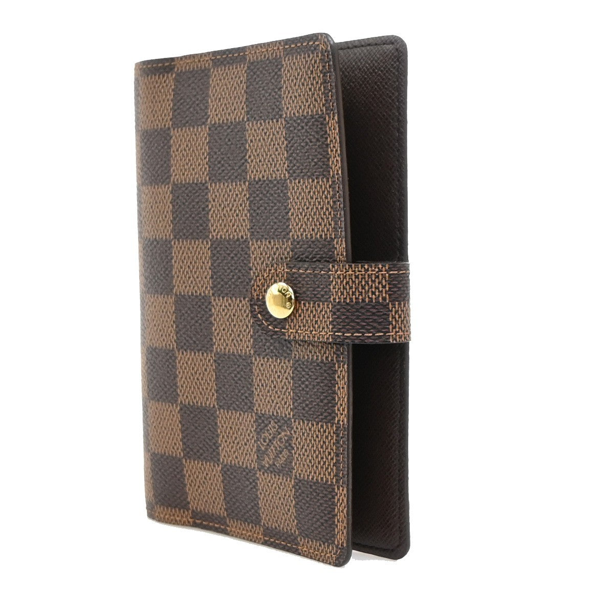 Louis Vuitton Ring Agenda Cover Damier Brown Canvas Briefcase Bag (Pre-Owned)
