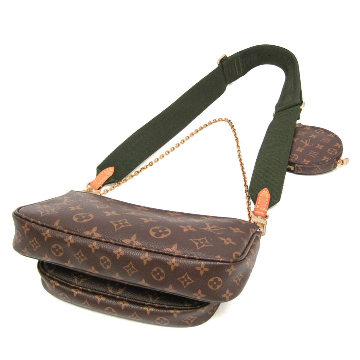 Louis Vuitton Multi Pochette Accessoires Pouch Monogram Canvas Brown Canvas Clutche & Pouche Bag (Pre-Owned)