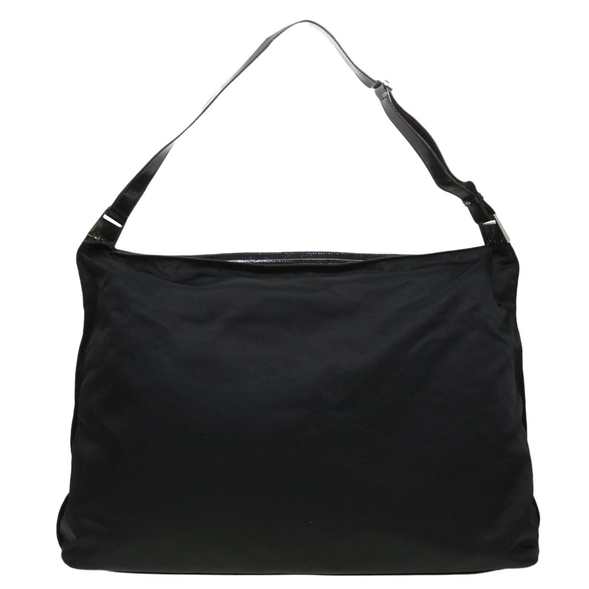 Gucci Boston Nylon Black Nylon Travel Bag Bag (Pre-Owned)