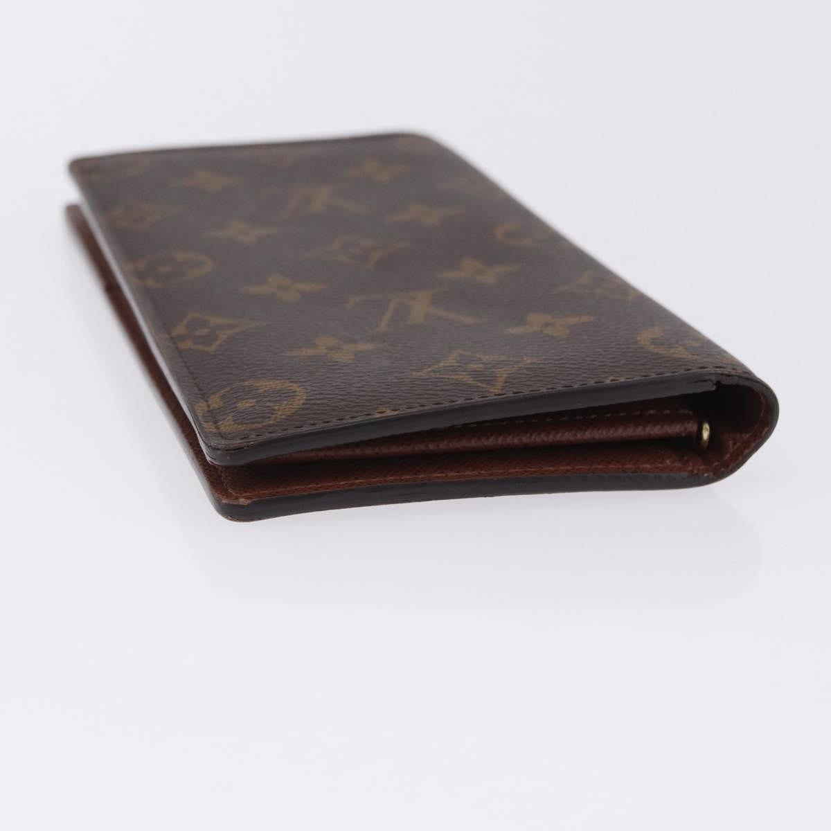 Louis Vuitton Brazza Monogram Canvas Brown Canvas Wallets Accessory (Pre-Owned)