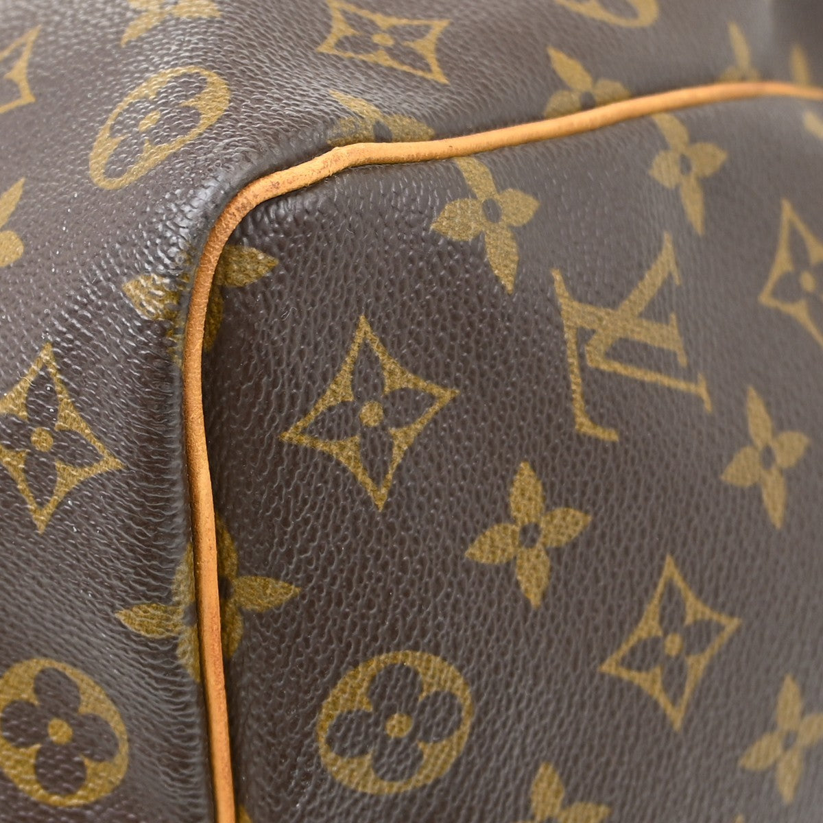 Louis Vuitton Keepall Bandouliere Monogram Canvas Brown Canvas Handbag (Pre-Owned)