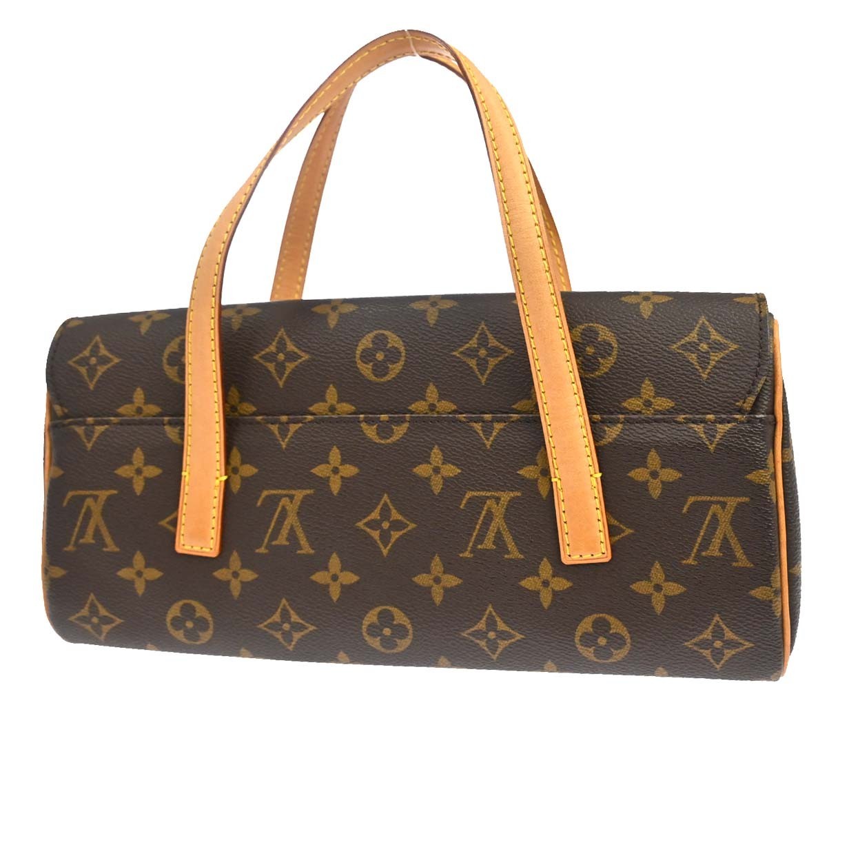 Louis Vuitton Sonatine Monogram Canvas Brown Canvas Handbag (Pre-Owned)