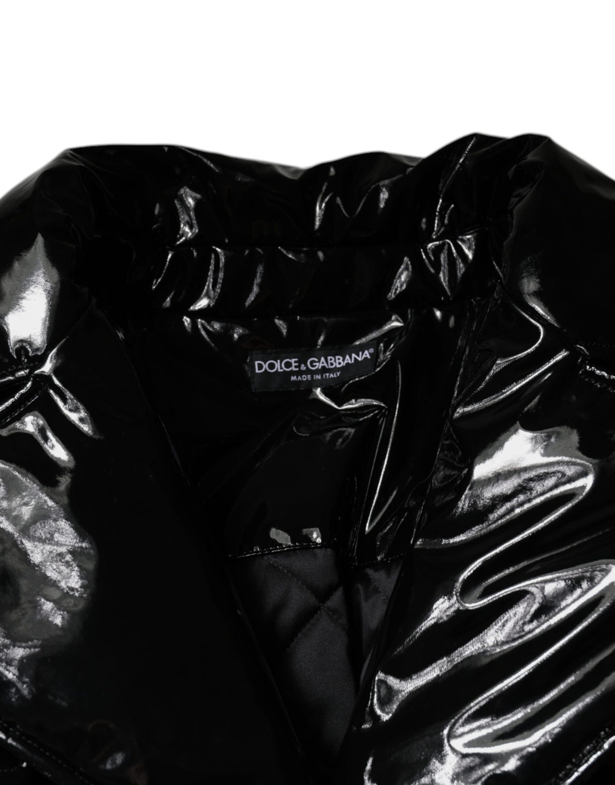 Dolce & Gabbana Black Polyester Button Down Blouson Women's Jacket
