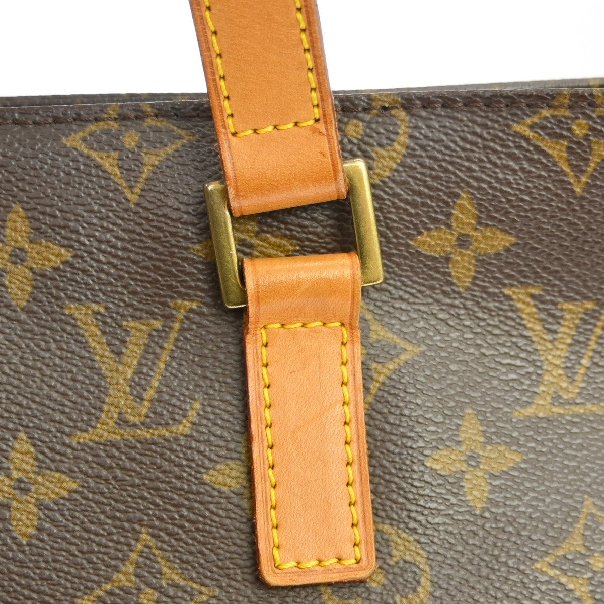 Louis Vuitton Cabas Mezzo Monogram Canvas Brown Canvas Tote Bag Bag (Pre-Owned)