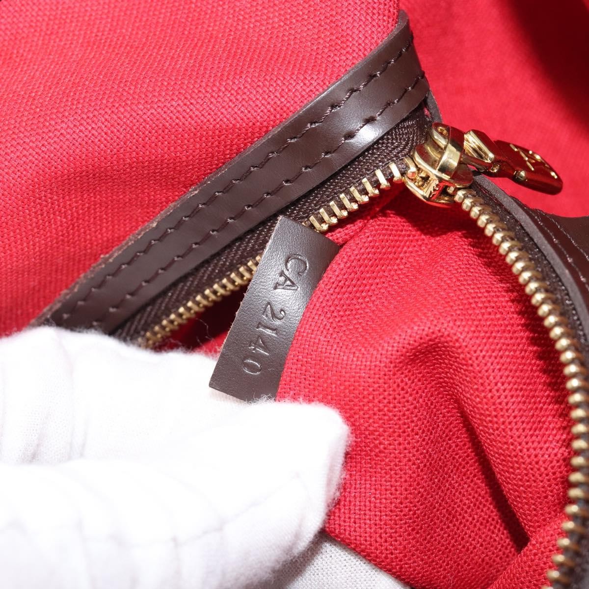 Louis Vuitton Cabas Rivington Damier Brown Canvas Tote Bag Bag (Pre-Owned)