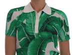 Dolce & Gabbana Green Banana Leaf  Polo Women's T-shirt