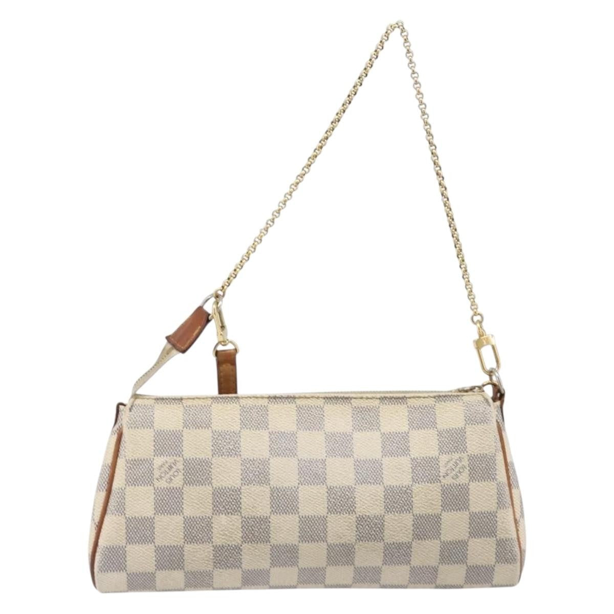 Louis Vuitton Eva Damier Neutral Canvas Handbag (Pre-Owned)