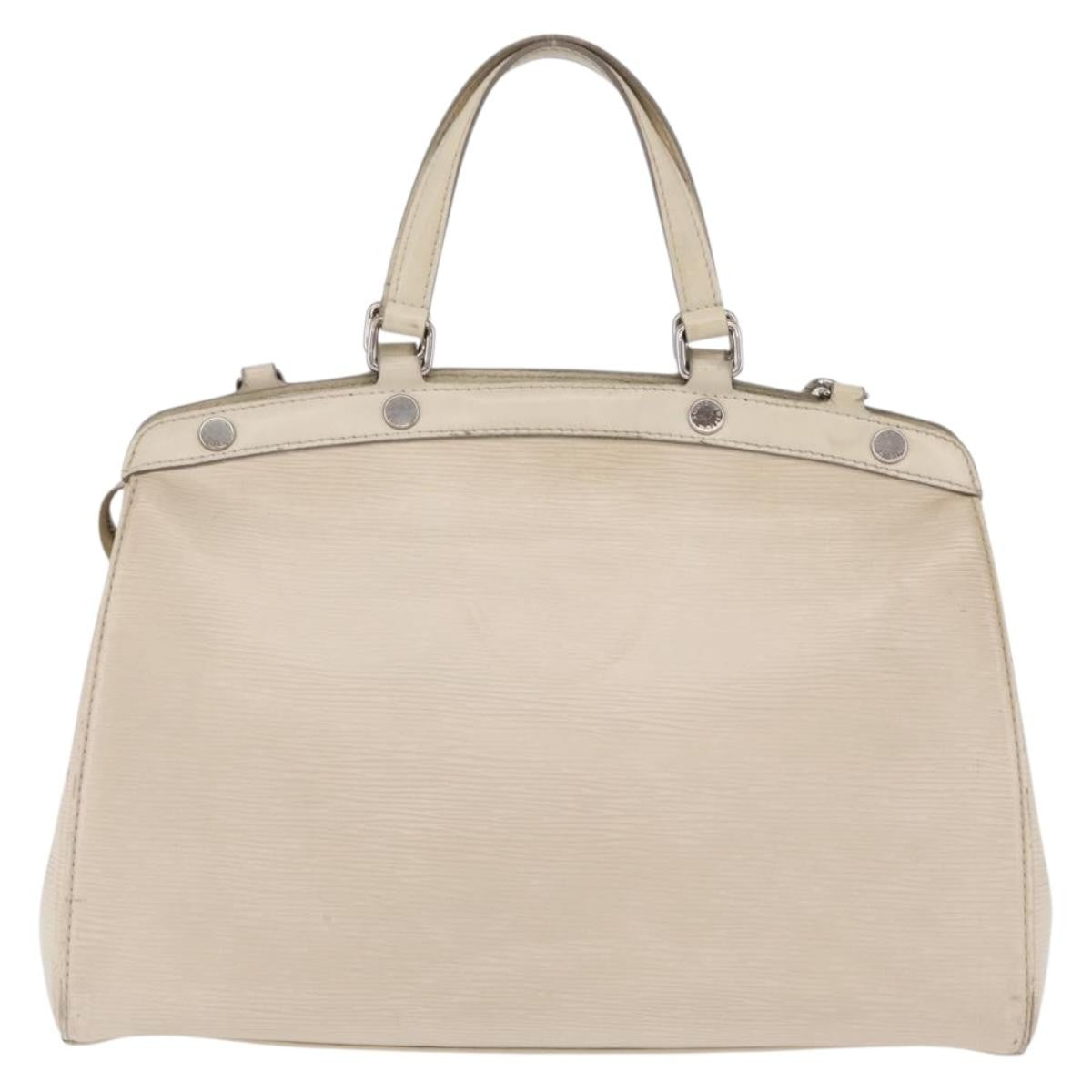Louis Vuitton Brea Epi Leather White Leather Handbag (Pre-Owned)