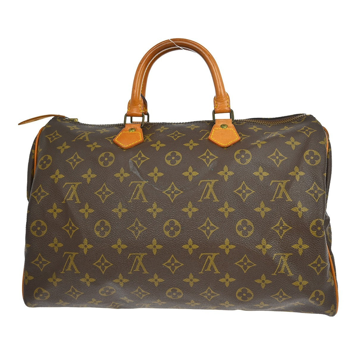 Louis Vuitton Speedy Monogram Canvas Brown Canvas Handbag (Pre-Owned)