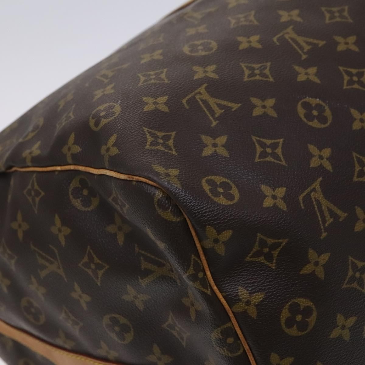 Louis Vuitton Keepall Bandouliere Monogram Canvas Brown Canvas Travel Bag Bag (Pre-Owned)