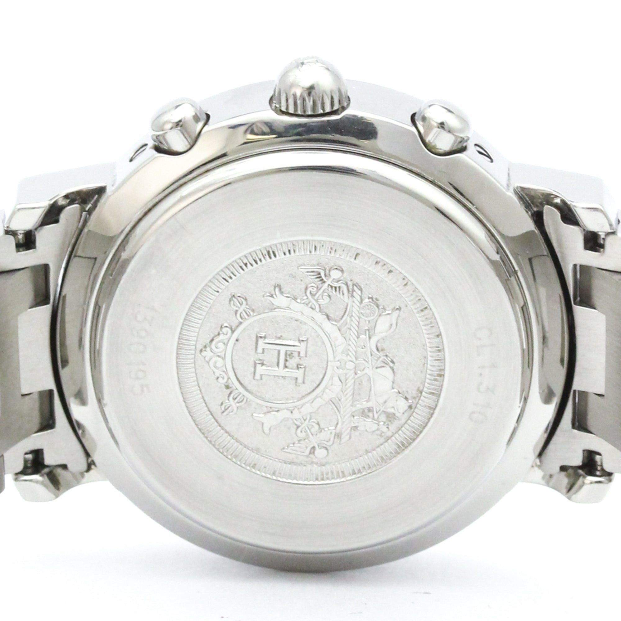 Hermes Clipper Chronograph Quartz Stainless Steel Watch (Pre-Owned)