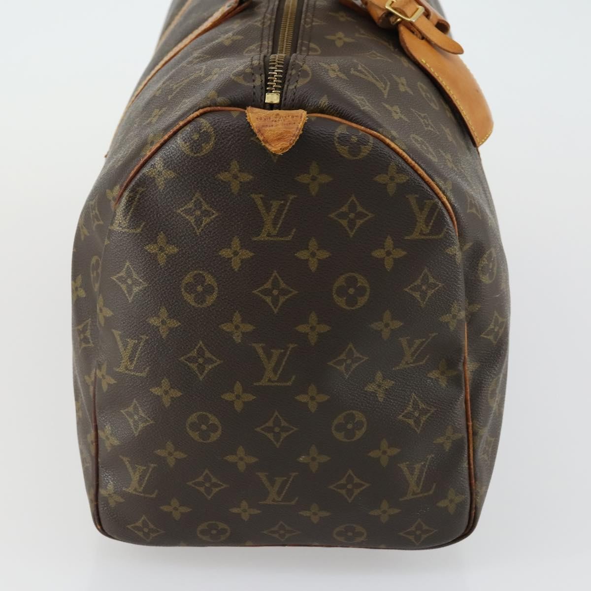 Louis Vuitton Keepall Monogram Canvas Brown Canvas Travel Bag Bag (Pre-Owned)