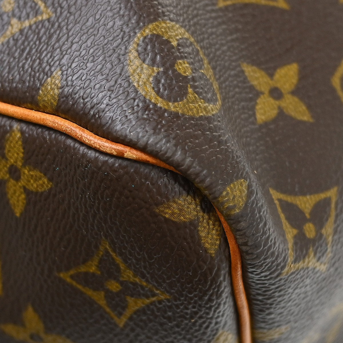Louis Vuitton Keepall Monogram Canvas Brown Canvas Travel Bag Bag (Pre-Owned)