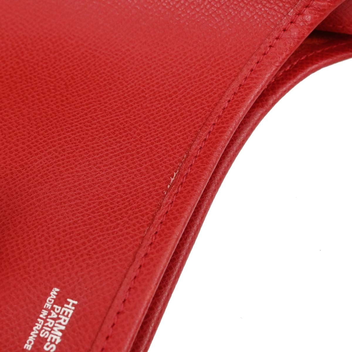 Hermes Evelyne Bag Gen I Epsom Red Leather Handbag (Pre-Owned)