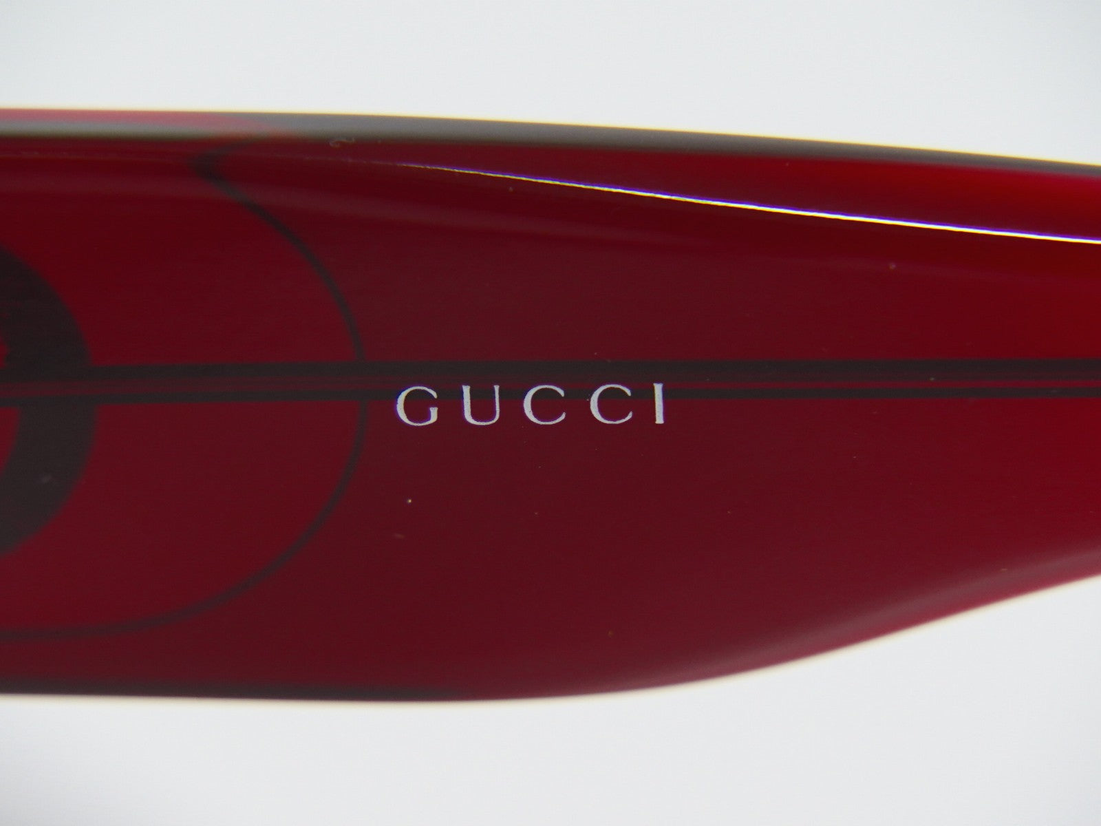 Gucci Eyewear Interlocking G Sunglasses Red Plastic Sunglasse Accessory (Pre-Owned)