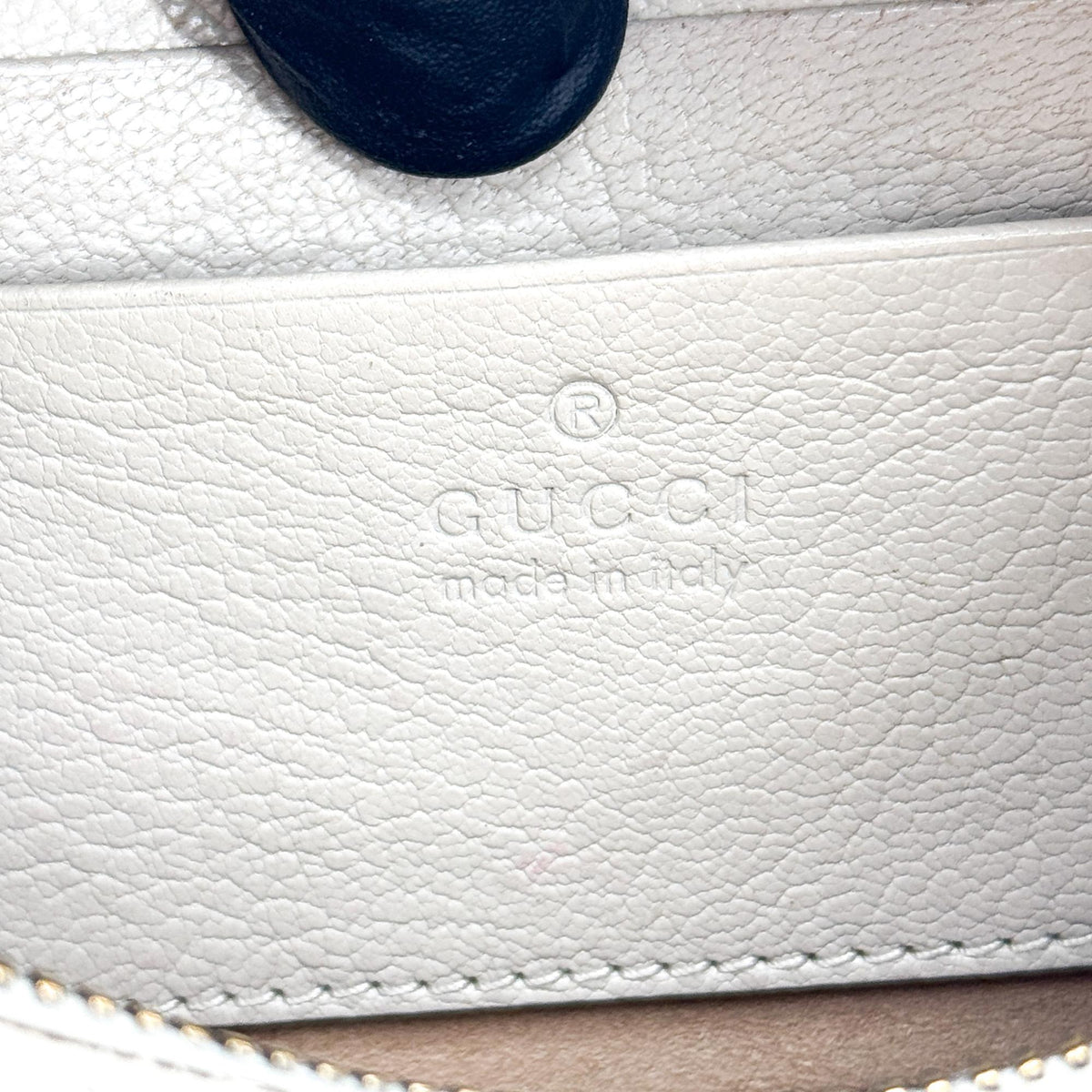 Gucci Aphrodite Leather Beige Leather Shoulder Bag Bag (Pre-Owned)