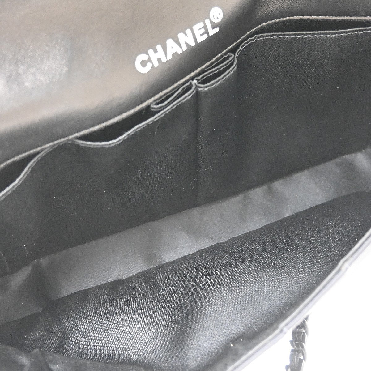 Chanel Travel Line Flap Quilted Nylon Black Nylon Shoulder Bag Bag (Pre-Owned)