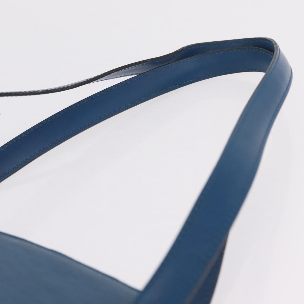 Louis Vuitton Lussac Epi Leather Blue Leather Handbag (Pre-Owned)