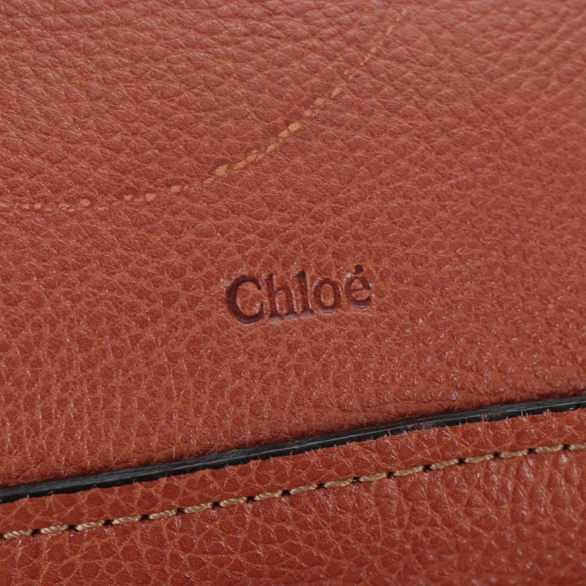 Chloe Paraty Quilted Leather Brown Leather Handbag (Pre-Owned)