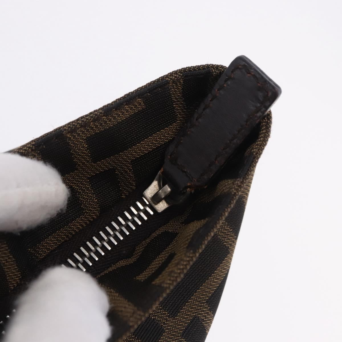 Fendi Zucca Canvas Brown Canvas Tote Bag Bag (Pre-Owned)