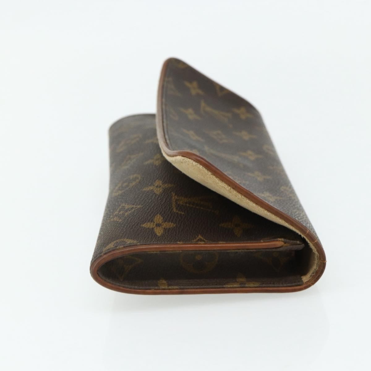 Louis Vuitton Twin Monogram Canvas Brown Canvas Clutche & Pouche Bag (Pre-Owned)