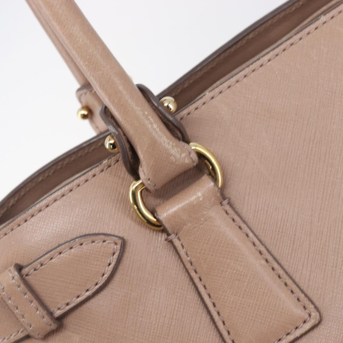 Salvatore Ferragamo Batik Leather Beige Leather Tote Bag Bag (Pre-Owned)