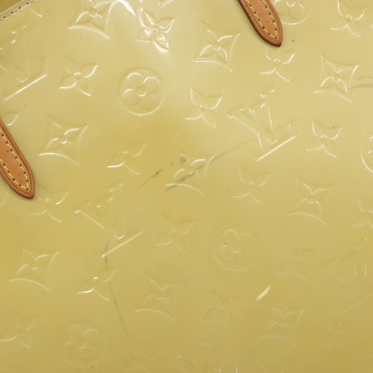 Louis Vuitton Catalina Monogram Vernis Yellow Patent_Leather Tote Bag Bag (Pre-Owned)