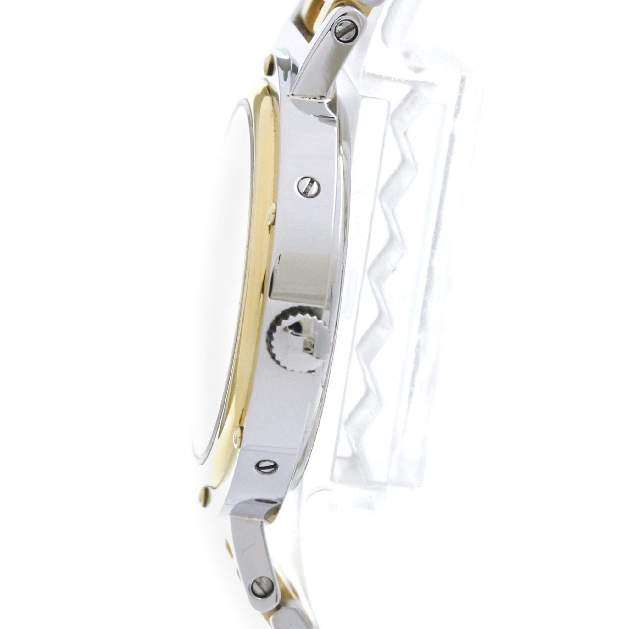 Hermes Clipper Quartz Stainless Steel With Plated Metal Watch (Pre-Owned)