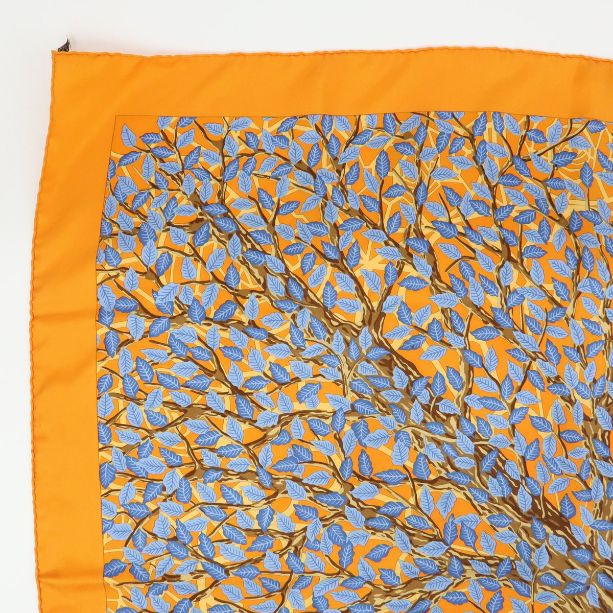 Hermes Carré 90 Silk Multicolor Orange Silk Scarve & Shawl Accessory (Pre-Owned)