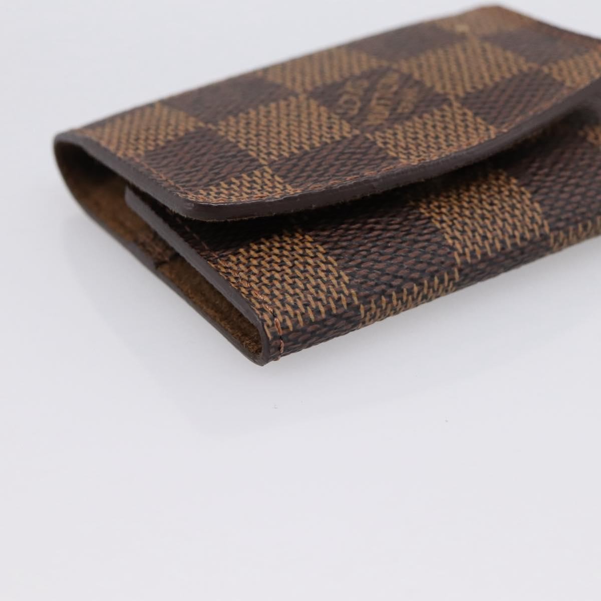 Louis Vuitton Cuff Case Monogram Damier Brown Canvas Wallets Accessory (Pre-Owned)